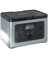 Outsunny Portable LiFePO4 Power Station with Tabletop Surface