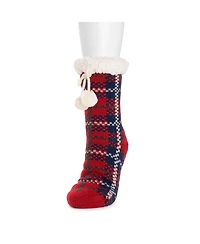 Muk Luks Women's Tall Cabin Socks