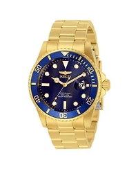 Invicta Men's 33270 Pro Diver Quartz 3 Hand Blue Dial Watch
