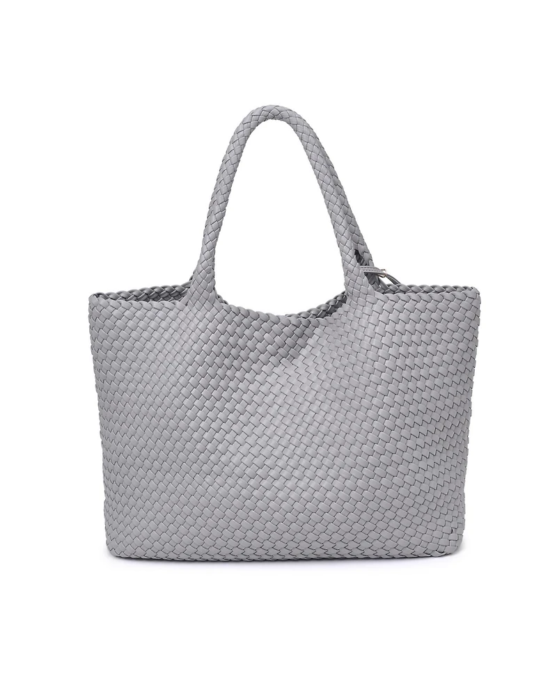 Moda Luxe Solana Large Woven Tote Bag