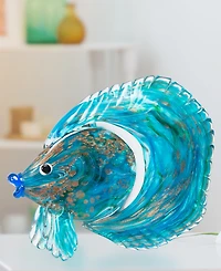 Dale Tiffany 9.5" Railay Fish Art Glass Figurine