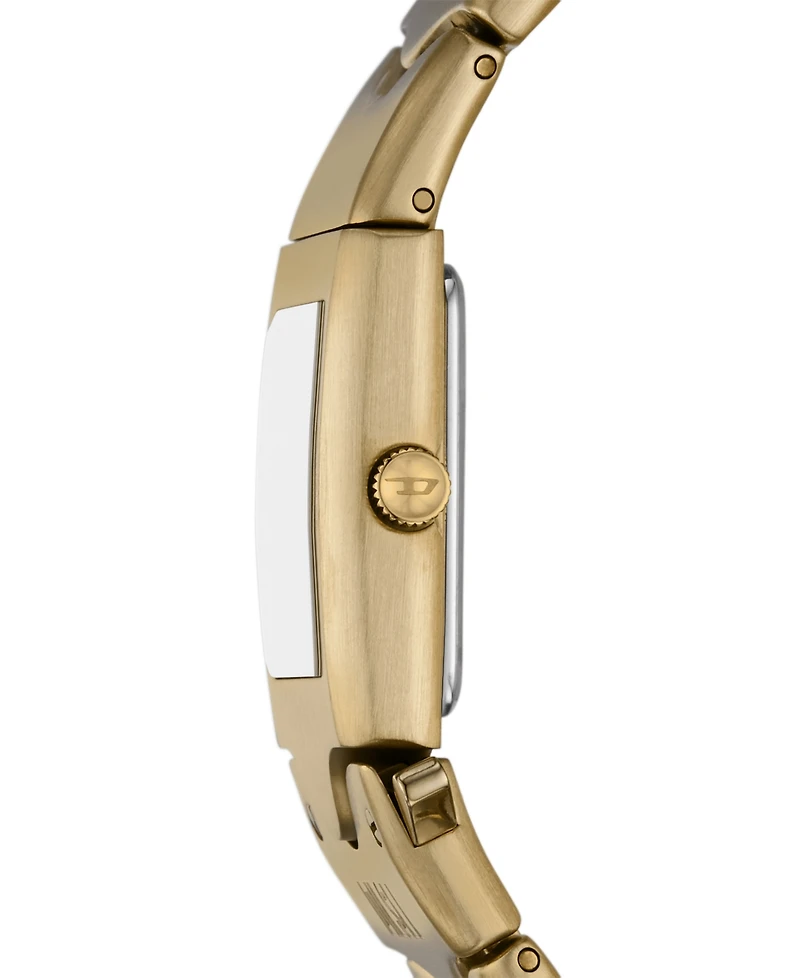 Diesel Men's Closer Quartz Three-Hand Gold Stainless Steel Watch, 22mm