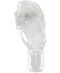 Jeffrey Campbell Sugary Jelly Bow Flip Flop Sandals