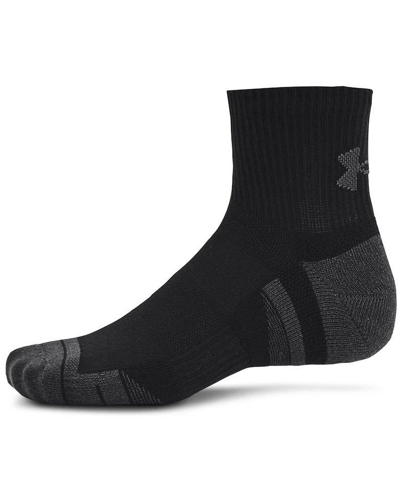 Under Armour Unisex Performance Tech Quarter Socks - 6-pack