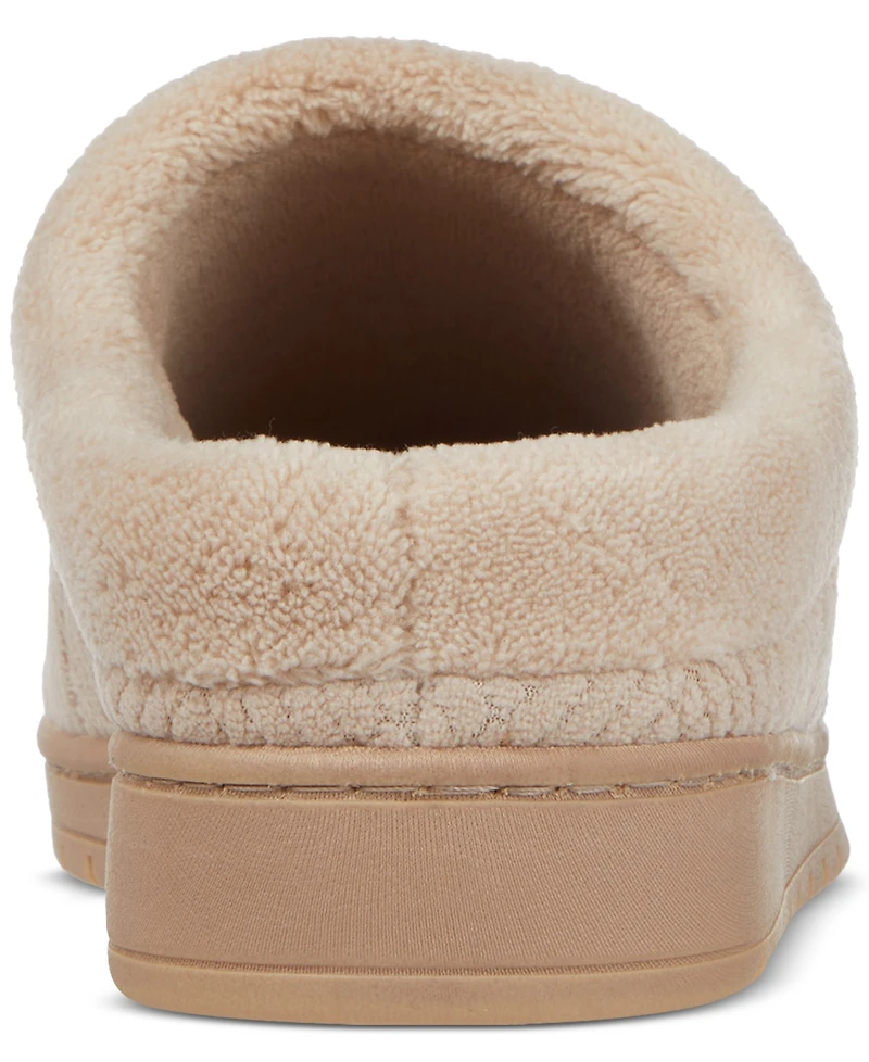 Isotoner Signature Women's Gemma Diamond Microterry Clog Slippers
