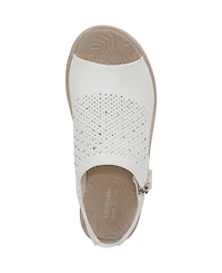 LifeStride Women's Starlet Washable Slingback Wedge Sandals