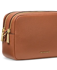 Michael Kors Bryant Medium Leather Double Zip Chain Camera Crossbody