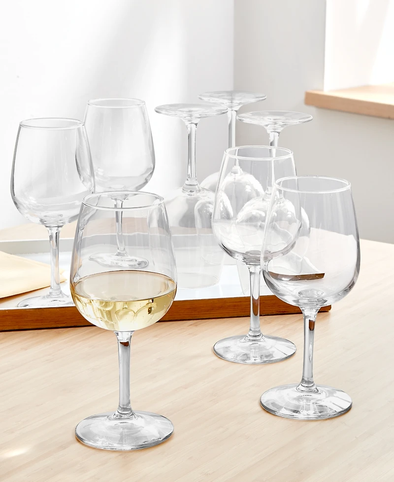 Arch Studio Stemmed Wine Glasses, Set of 8, Exclusively at Macy's