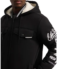Ecko Unltd Men's Renown Sherpa Varsity Jacket