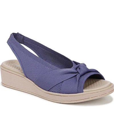 LifeStride Women's Bell Washable Slingback Wedge Sandals