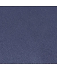 13-Inch Outdoor Curtain Tiebacks with Buttons - Spun Polyester with Resin Buttons - 2-Pack - Blue