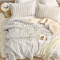 Better Than Anesthesia - Coma Inducer Oversized Comforter Set - Ancient Scroll , Blue , Queen