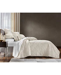 Hotel Collection Dobby Diamond 3-Pc. Coverlet Set, Full/Queen, Exclusively at Macy's