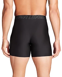 Under Armour Men's 3-Pack Performance Tech Mesh 6" Boxer Briefs