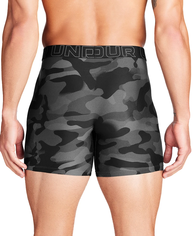 Under Armour Men's 3-Pack Performance Assorted 6" Boxer Briefs