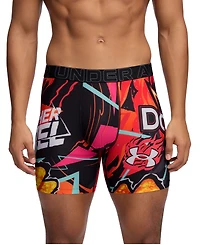 Under Armour Men's Performance Tech Mesh Graphic 6" Boxer Briefs