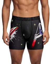 Under Armour Men's Performance Tech Mesh Graphic 6" Boxer Briefs