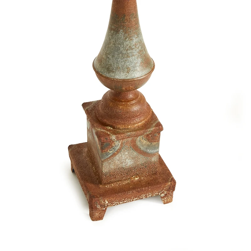 Napa Home & Garden Weathered Metal Ornate Finial