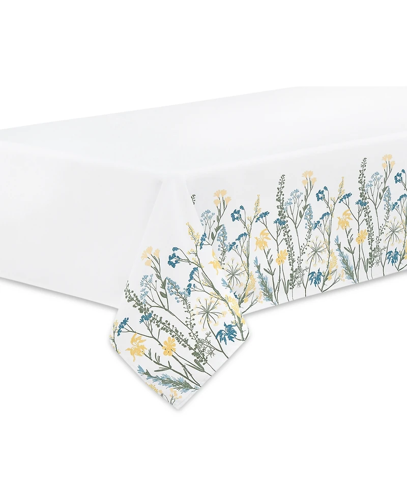 Lenox Wildflower Border Rectangular Tablecloth, 60" x 102"