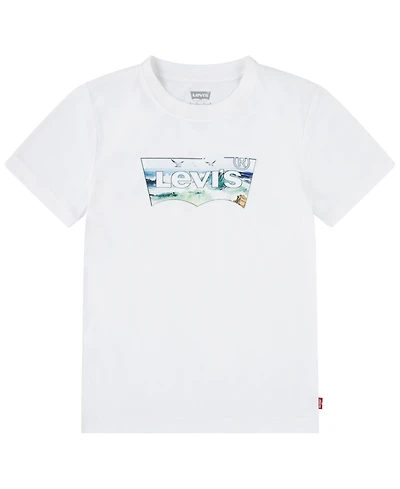 Levi's Little Boys Crashing Waves Batwing T-Shirt