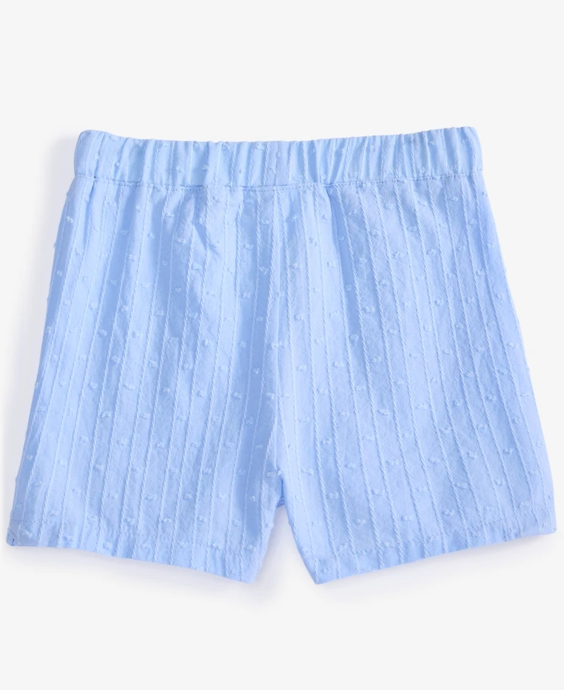 First Impressions Baby Girls Clip-Dot Cotton Shorts, Exclusively at Macy's