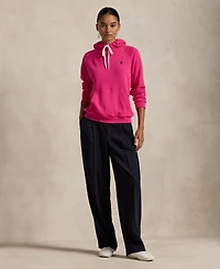 Polo Ralph Lauren Women's Shrunken Fit Fleece Hoodie Sweatshirt