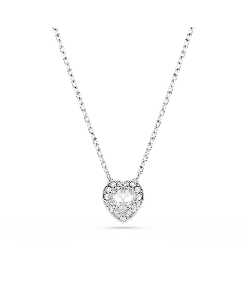 Swarovski Ariana Grande x Swarovski Rhodium Plated Heart Mixed Cuts Set
