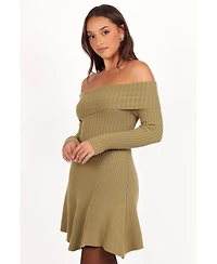 Petal and Pup Women's Francisco Long Sleeve Mini Dress