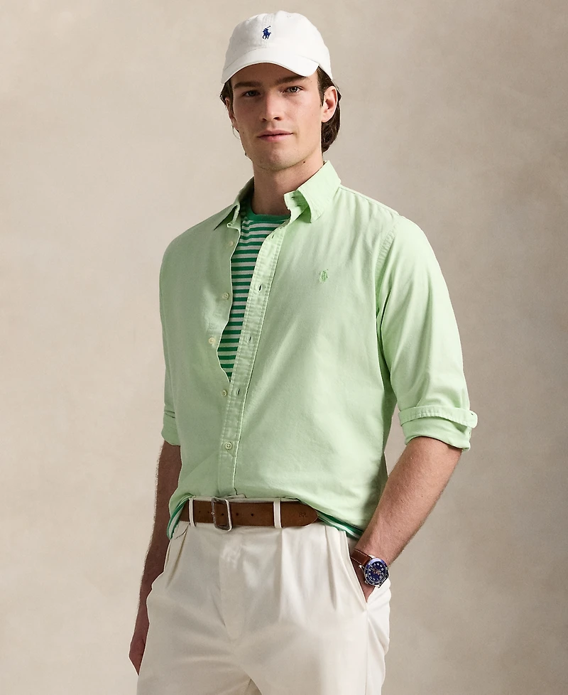 Polo Ralph Lauren Men's Classic Fit Mineral-Dyed Oxford Shirt