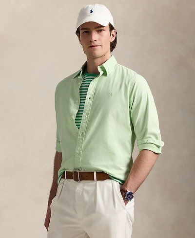 Polo Ralph Lauren Men's Classic Fit Mineral-Dyed Oxford Shirt