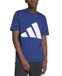 adidas Men's 3 Bar Logo Graphic Cotton T-Shirt