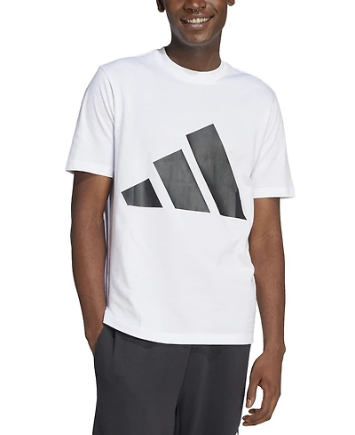 adidas Men's 3 Bar Logo Graphic Cotton T-Shirt
