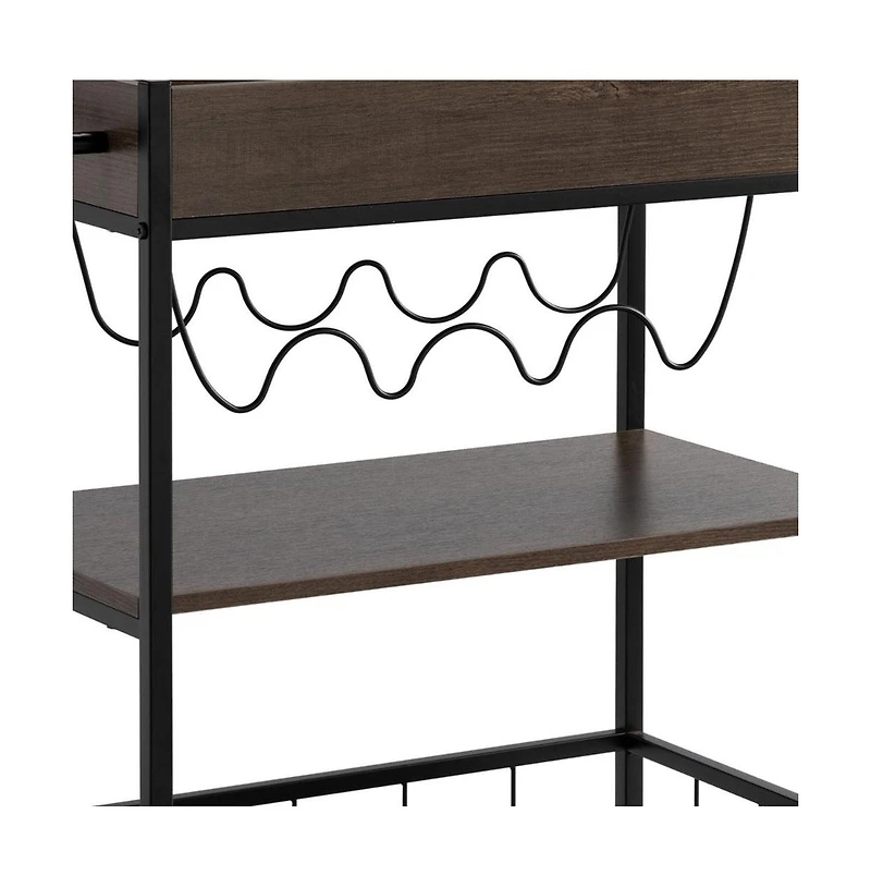 Slickblue Modern Kitchen Bar Cart for Stylish Home Storage and Entertaining
