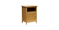 Slickblue Simple End Table Nightsatnd Accent Table in Wood Finish