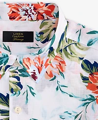 Club Room Men's Rally Floral Linen Short-Sleeve Shirt, Exclusively at Macy's