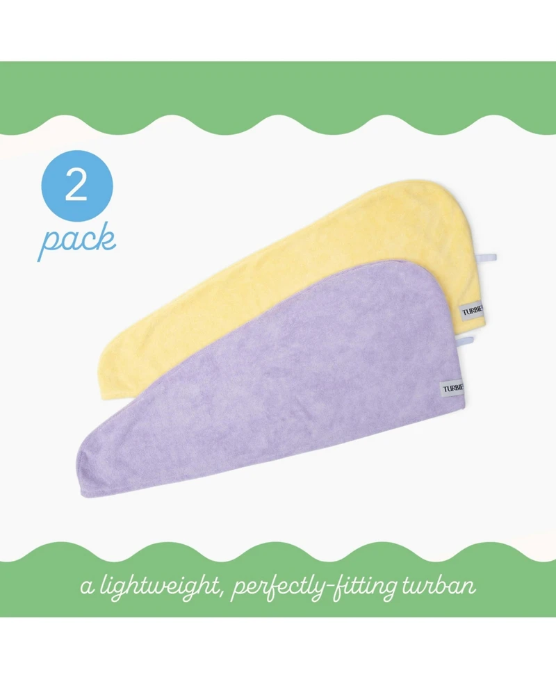 Turbie Twist Deluxe Wet Dry - Microfiber Tt and Shower Cap Multicolor