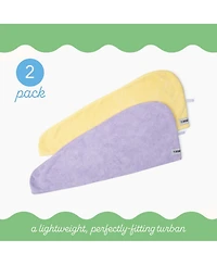 Turbie Twist Deluxe Wet Dry - Microfiber Tt and Shower Cap Multicolor