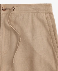 Club Room Men's 100% Linen Drawstring Shorts, Created for Macy's