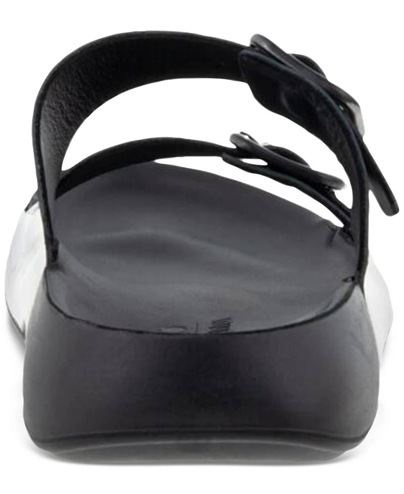 Ecco Women's Cozmo Two Band Leather Buckle Sandals