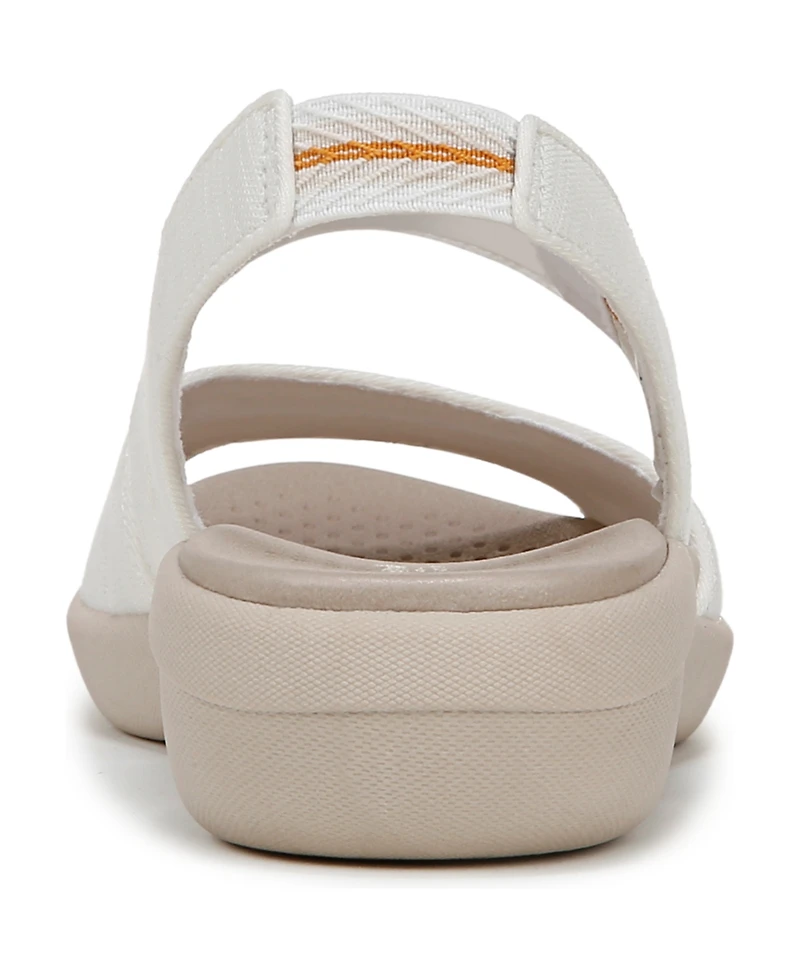 LifeStride Women's Cheerful Washable Peep Toe Slingback Sandals