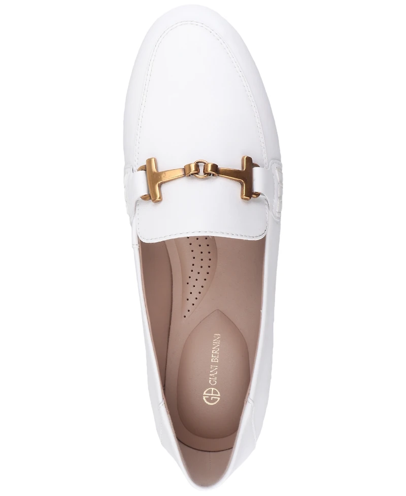 Giani Bernini Women's Beckhamm Leather Tailored Loafers, Created for Macy's