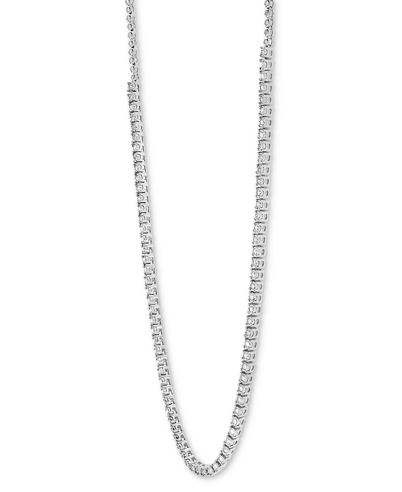 Diamond Necklace (1 ct. t.w.) in 10k White Gold