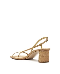 Schutz Women's Heloise Mid Block Heel Dress Sandals