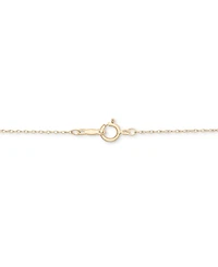 Macy's Diamond Pendant 18" Necklace (1/2 ct. t.w.) in 14k Yellow Gold
