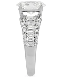 Grown With Love Certified Lab Grown Oval Engagement Ring (4 ct. t.w.) in 14k White Gold