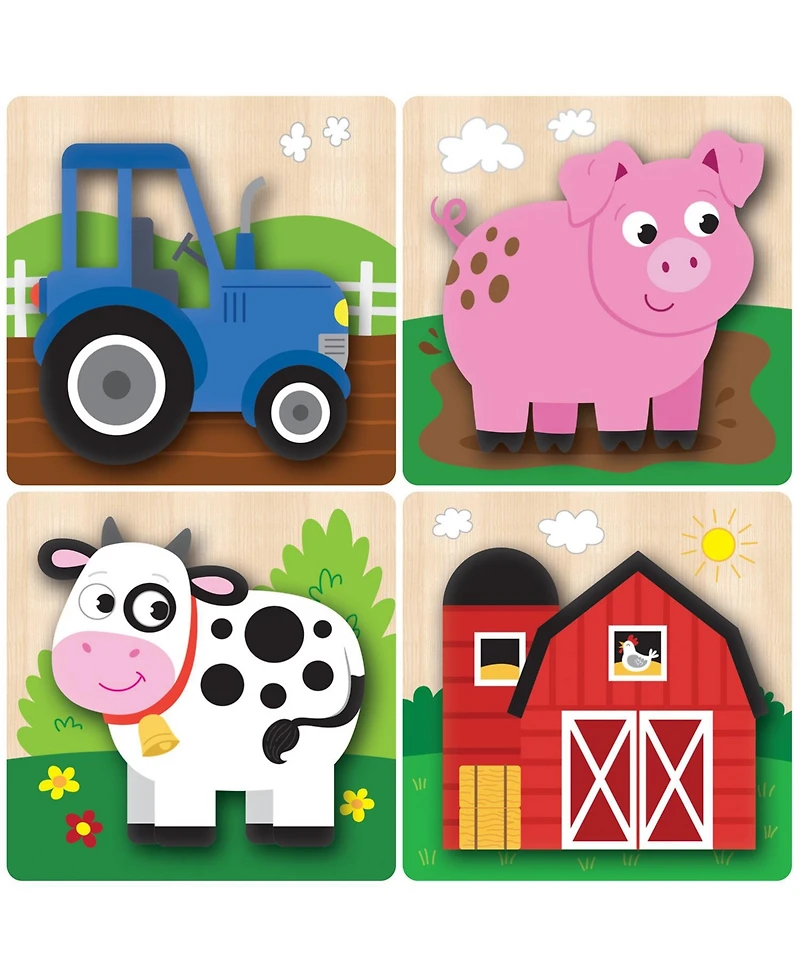 Masterpieces Farm Chunky Wood Puzzles