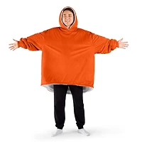 The Bare Homey - Adult Wearable Blanket Sherpa Side Pockets