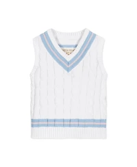 Hope & Henry Boys Organic V-Neck Cricket Sweater Vest