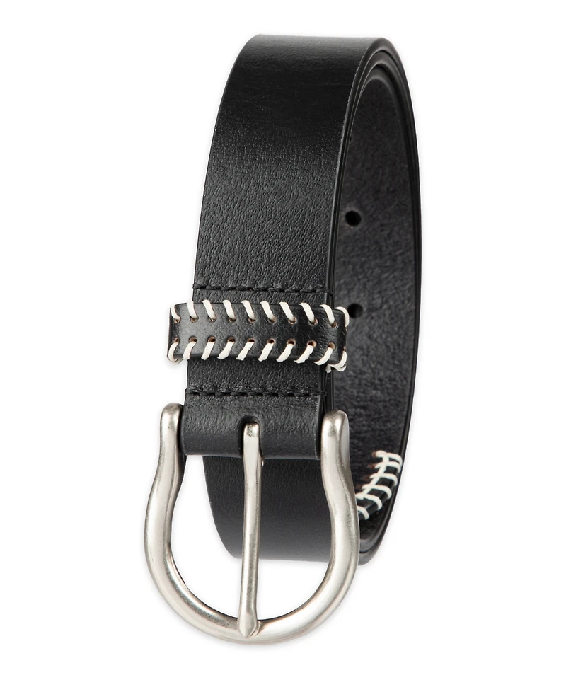 Levi's Women's Western Genuine Leather Contrast Stitch Belt