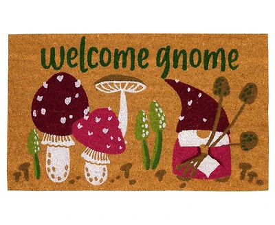 Liora Manne' Natura Welcome Gnome 1'6"x2'6" Area Rug